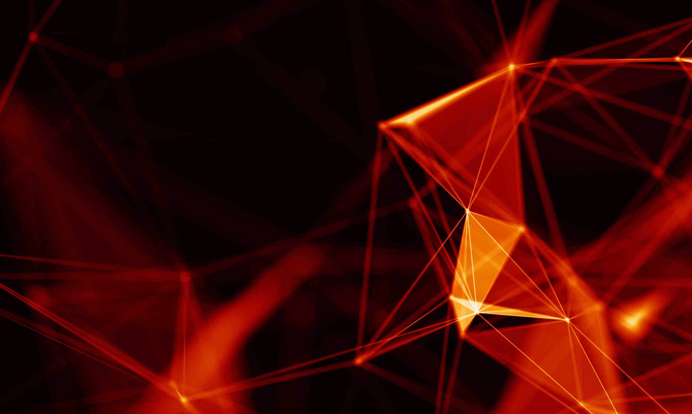 Red Digital Network Background